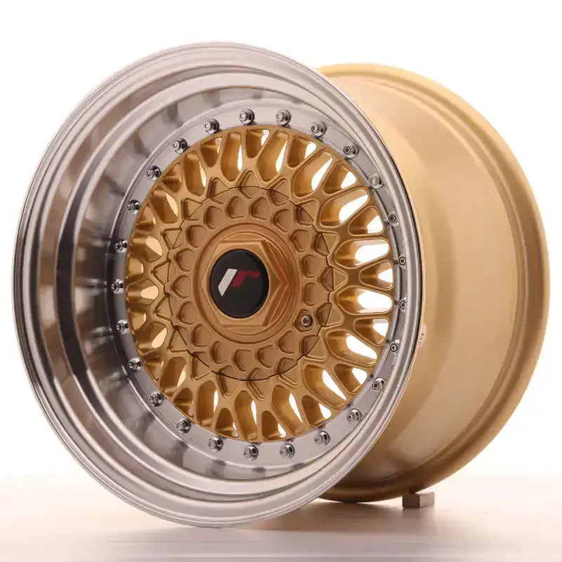 Aluminiumsfelg 15x9 ET10 4x100/108 gull finish