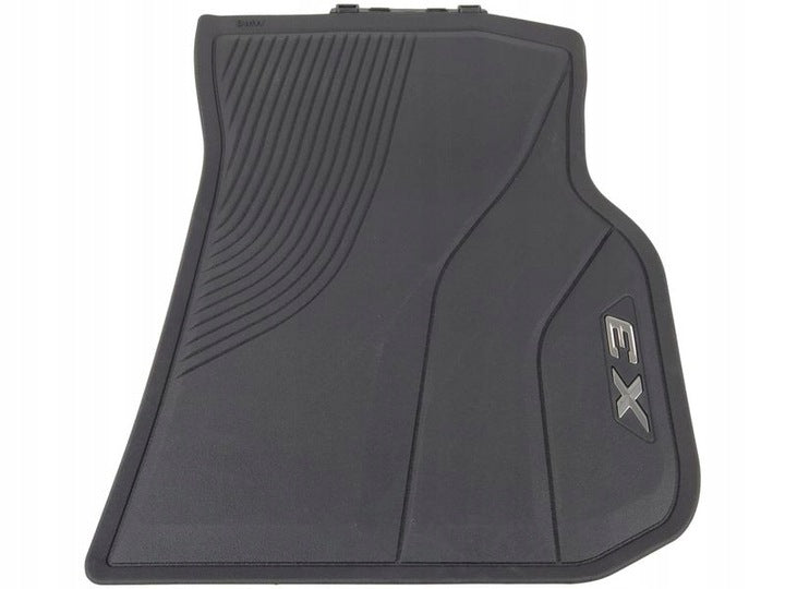 Gulvmatter Bmw X3 (G01) / X3 M (F97) / iX3 (G08/G08 BEV) (2017-2024) – TPE Gummi + Stål logo | BMW OEM - detalj