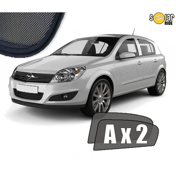Sr solskjerm i akryl til Opel Astra H Hatchback som beskytter mot regn og gir bedre ventilasjon