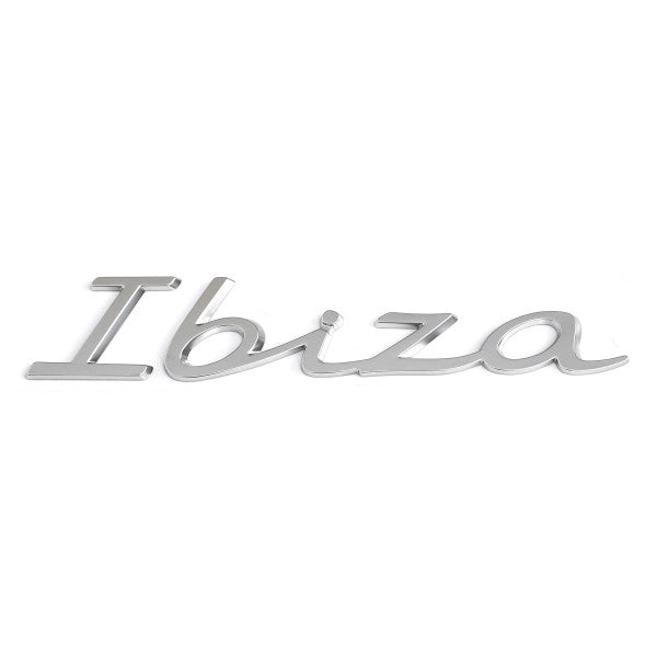 Originalt emblem/logo til Seat Ibiza > Aluminum standard i ABS-materiale for bakluke, perfekt passform og enkel montering