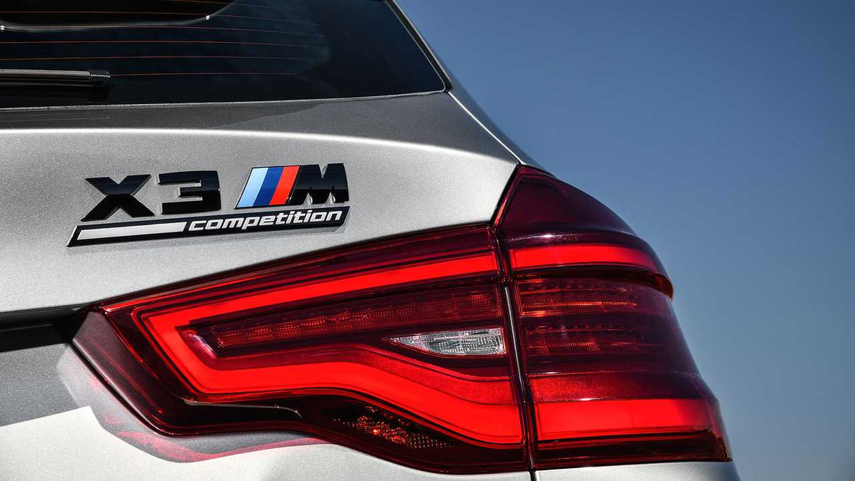 Emblem Bmw X3 M Competition Black Bakluke | Bmw Ag - nærbilde
