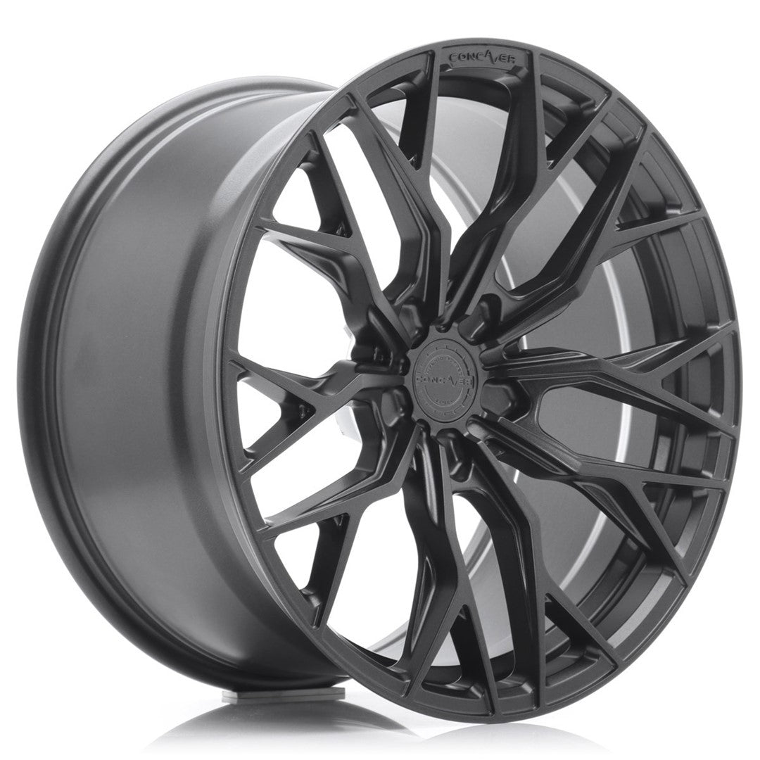 Felg Concaver CVR1 22x10" Carbon Graphite – sett forfra