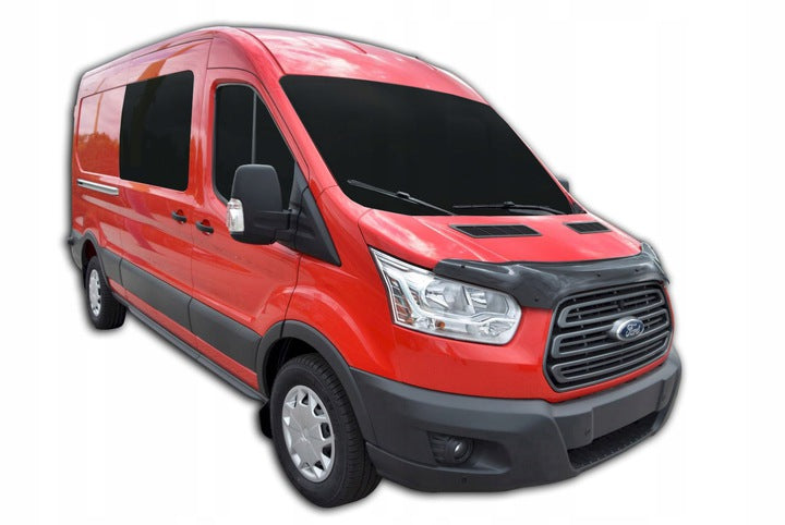 Scoutt panserbeskytter i akryl til Ford Transit, effektiv beskyttelse mot steinsprut og insekter