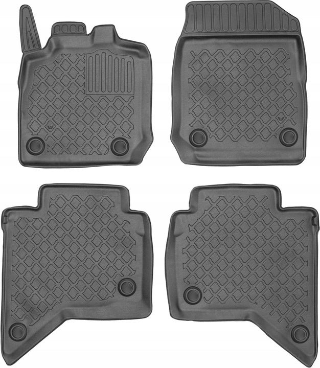 Gulvmatter Isuzu D-Max III (2019-) – TPE antiskli luktfrie gummi - nærbilde