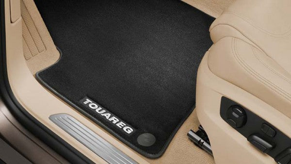 VAG OEM stoffmatter til Vw Touareg 7P – svart stoff