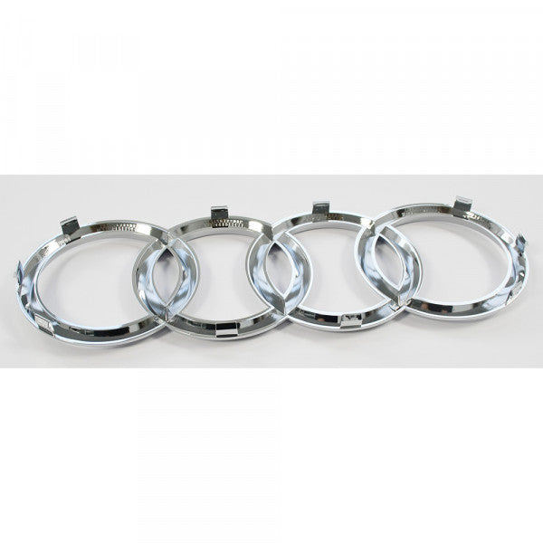 Emblem Audi Chrom - sett forfra