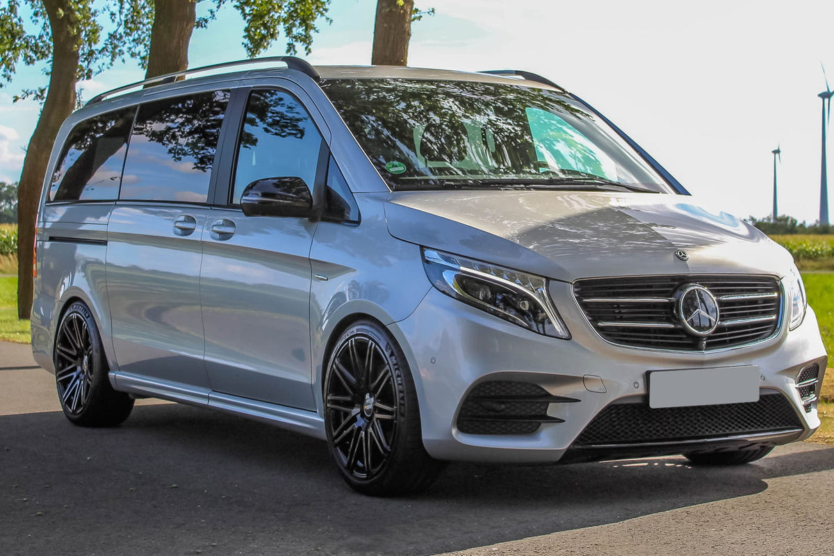 Takrails Ventshield til Mercedes Vito V-Class (W447) 2014 i aluminium og ABS