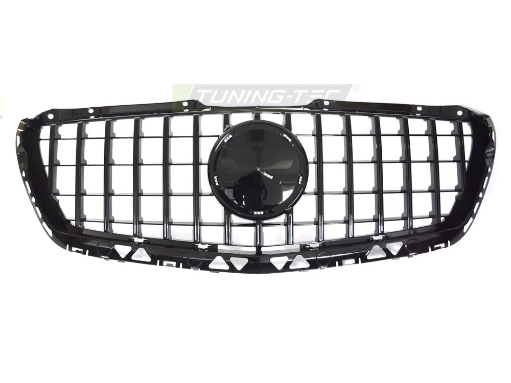 Detaljbilde av Grill Mercedes Sprinter W906 13-18 med blank sort finish.