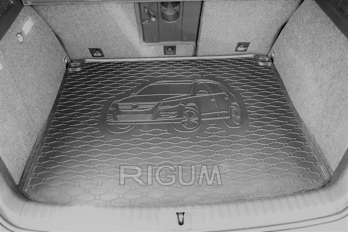 Rigum bagasjeromsmatte til Vw Tiguan I – 10 mm sidekant
