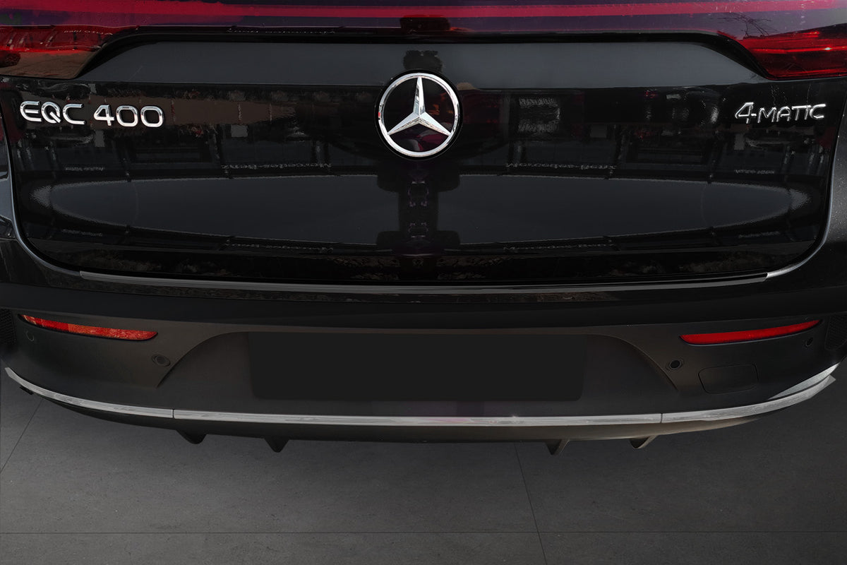 Bakfangerbeskytter Mercedes EQC (N293) (2019-2023) – rustfritt stål - detaljer