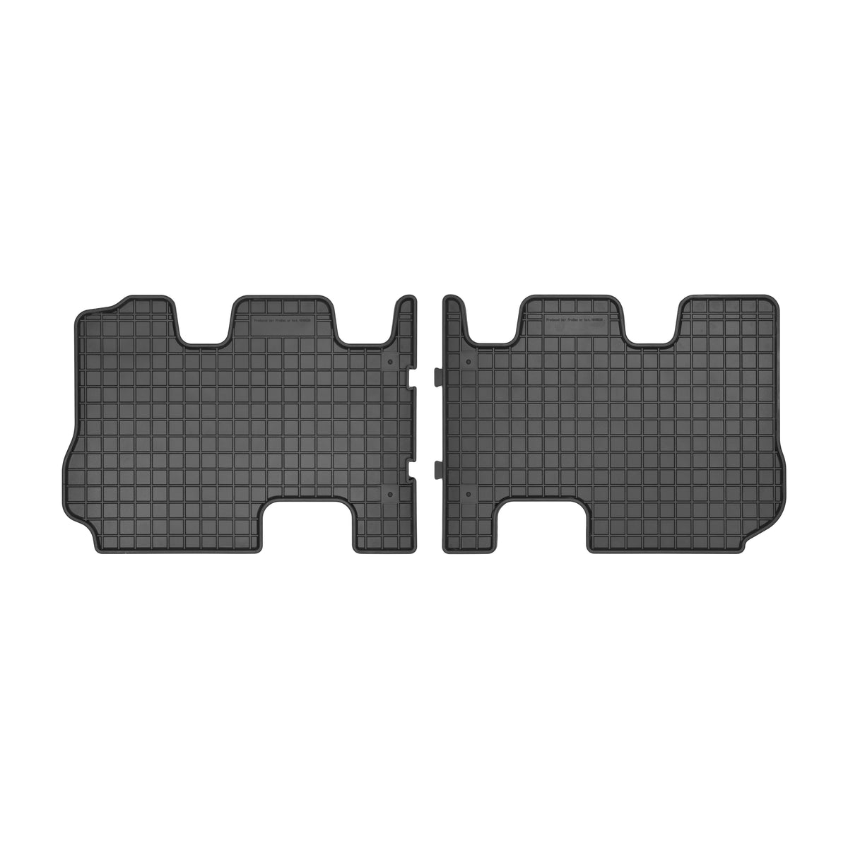 Frogum gummimatter til Kia Sorento III (2014-2020) – svart-anthracite, sidekant 1 cm, sett med 2