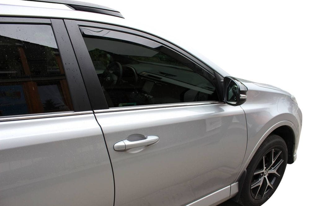 Heko vindavviser til Toyota RAV4 IV / sett 2 stk. – sort transparent
