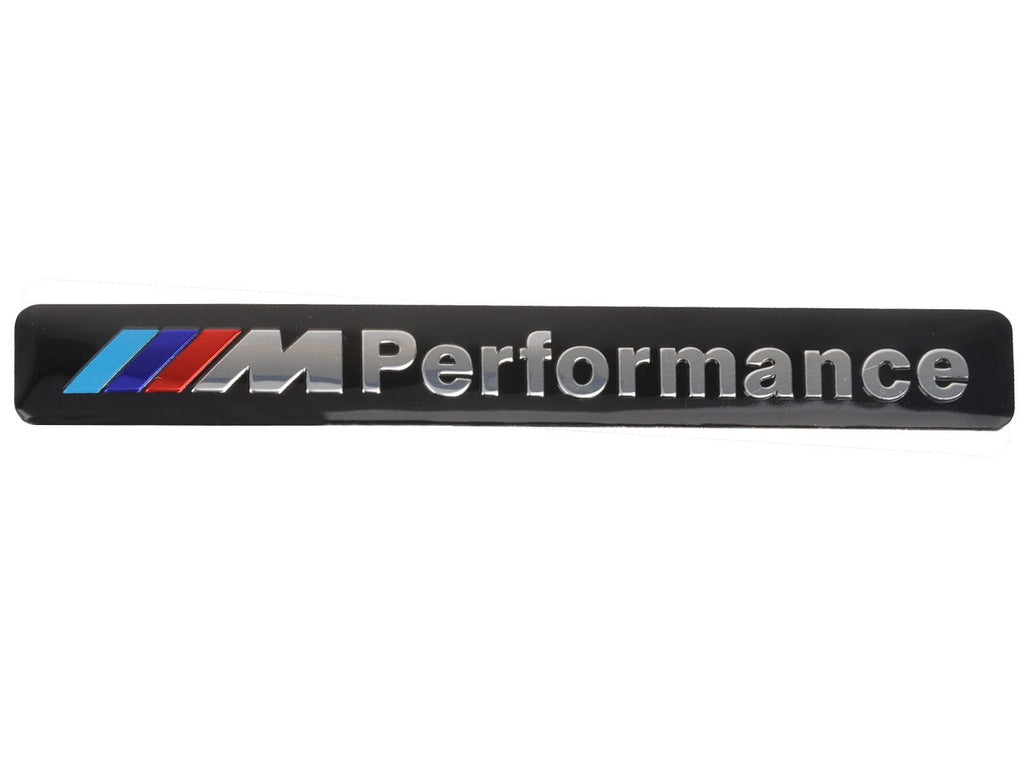 Emblem/logo til Bmw 3D M Perfromance emblem merke ALU M4 E60 E39 E46 E30 i Black Edition for karosseri og bilens eksteriør