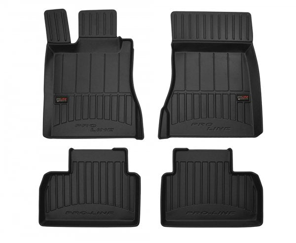 Frogum 3D Premium gulvmatter i TPE til Mercedes S-Klasse W220 (1998–2005) – svart, vanntett, 4-delers sett