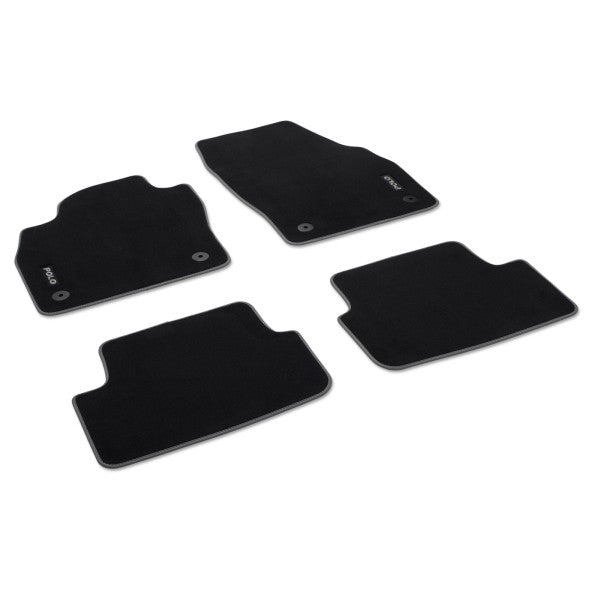 VAG OEM stoffmatter til Vw Polo VI Facelift – stoff svart