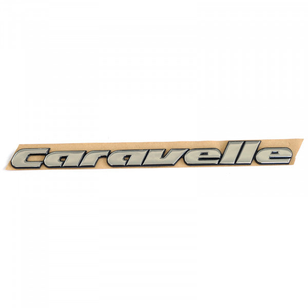 Emblem/logo til Vw T4 Caravelle Chrome i kromfarget ABS-materiale for bakluke