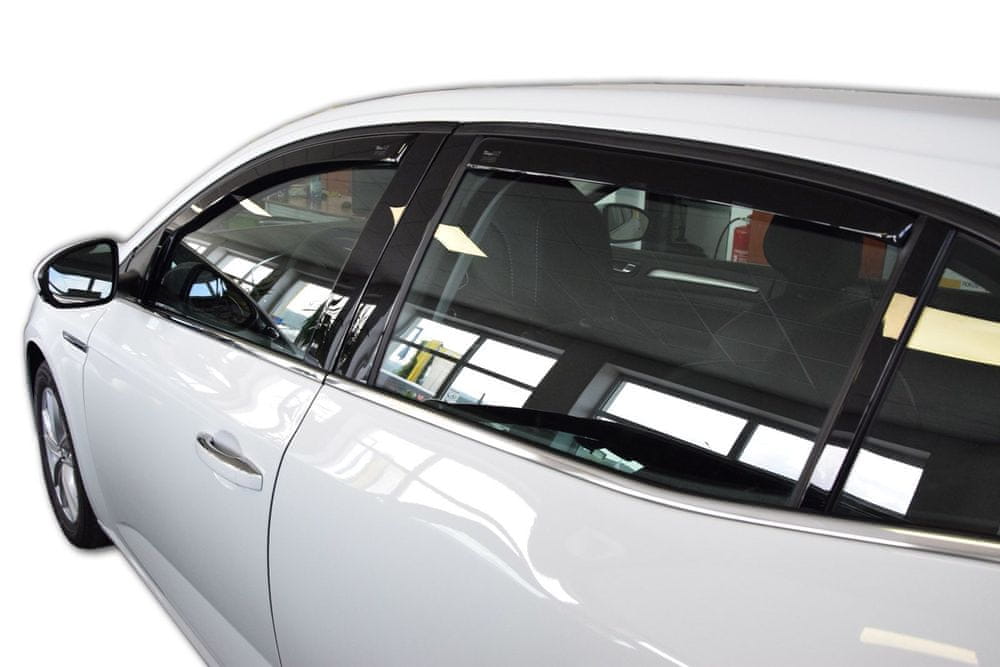 Heko vindavviser til Renault MEGANE IV GRANDTOUR 5-dørs 2016→ sett 4 stk. – PMMA Plexi