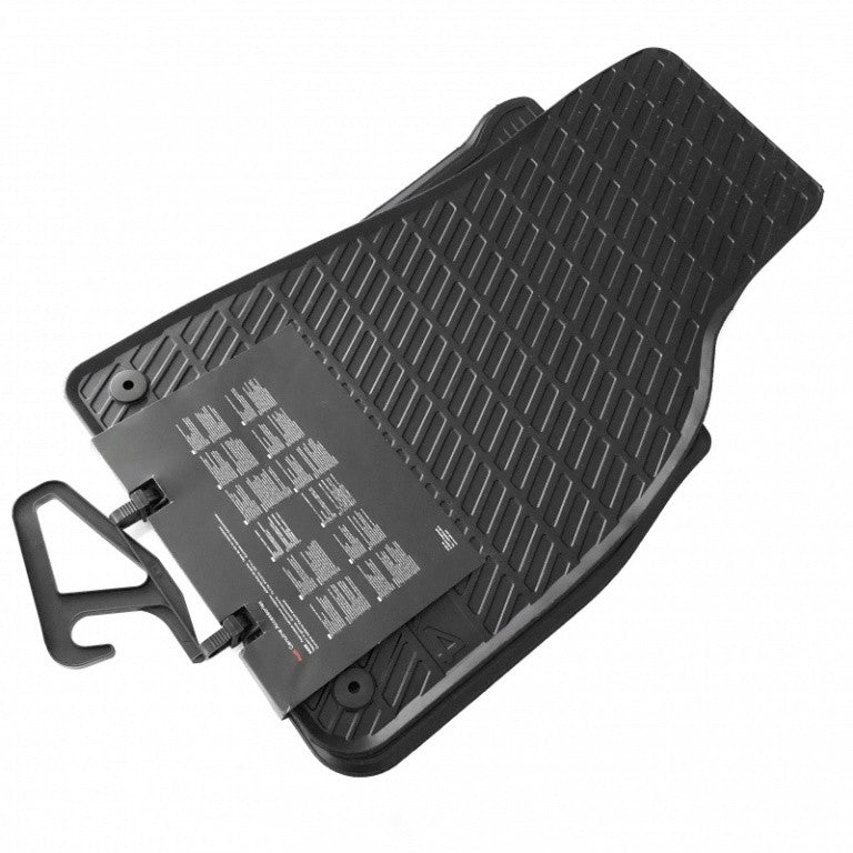 VAG OEM gulvmatter til Audi A4 B6 / B7 – titanium black gummi
