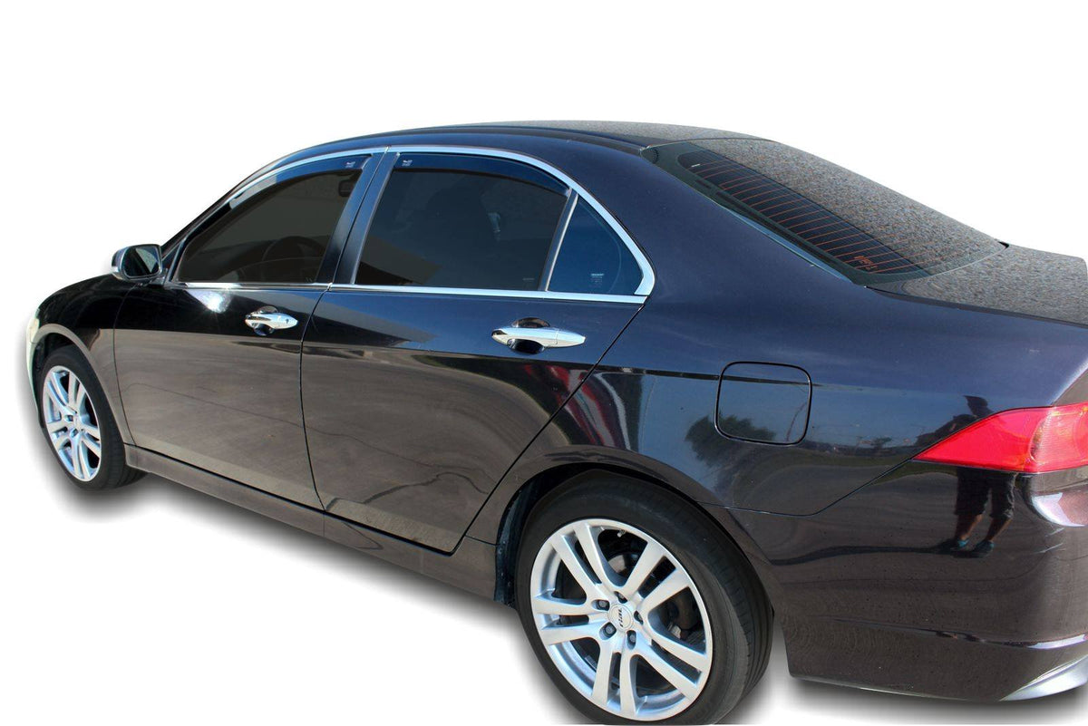 Vindavviser Honda ACCORD 4-dørs (2003-2008) – PMMA Plexi - nærbilde