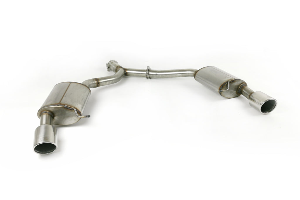 Sluttdemper Premium duet Ulter A5 F5 Sportback 101-342 i 304 rustfri stal med N101RS endepiper