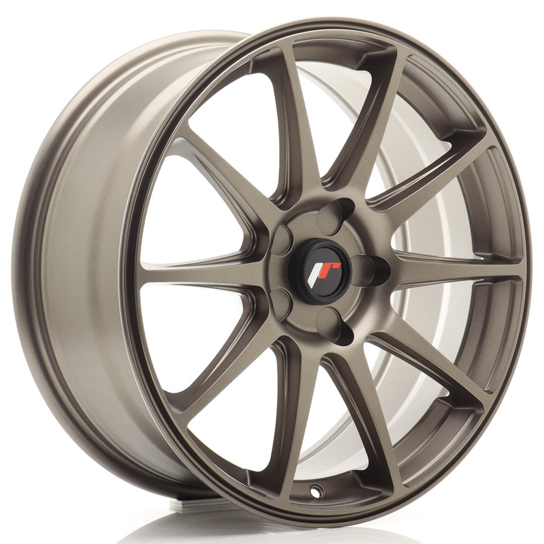 Felg JR Wheels JR11 18x7,5" Bronze – sett forfra