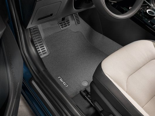 Kia OEM stoffmatter til Kia Niro EV – stoff i velour