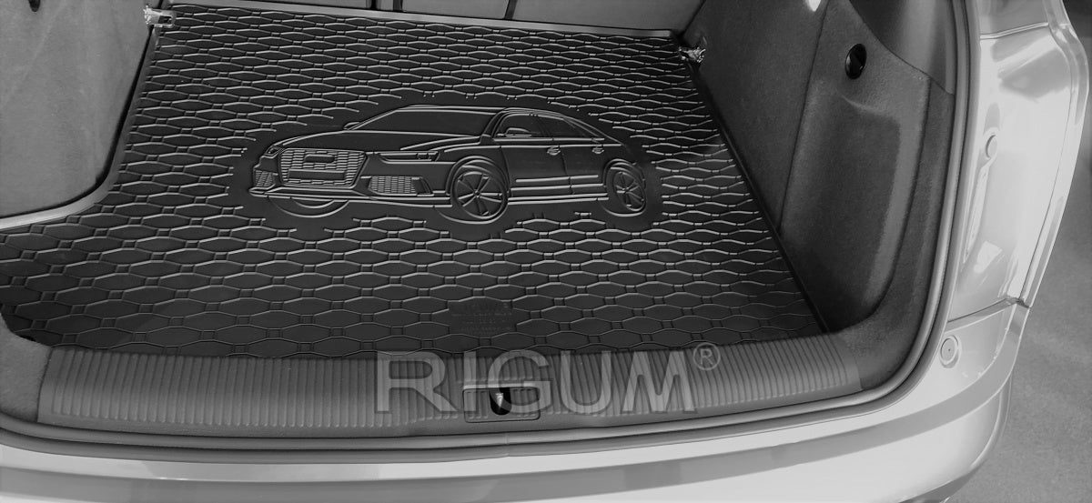 Rigum bagasjeromsmatte til Audi Q3 / RS Q3 8U – 10 mm sidekant