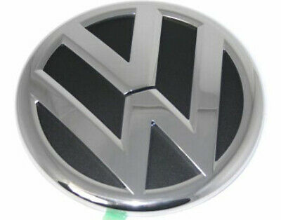 Emblem/logo til Vw Touareg II (7P) / VW Sharan II 2010 - 2022 i krom og svart, perfekt passform til bakluken