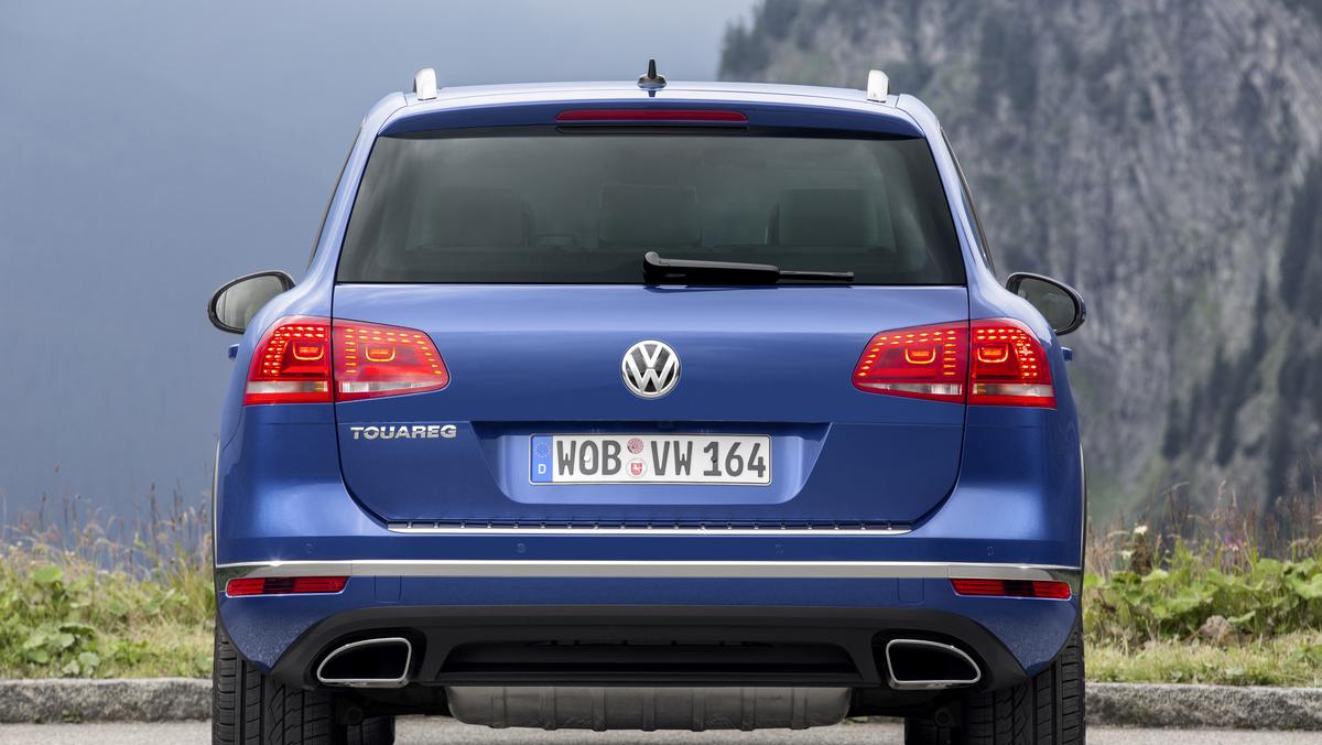 Emblem Vw Touareg II (7P) / VW Sharan II 2010 - 2022 Bakluke - nærbilde