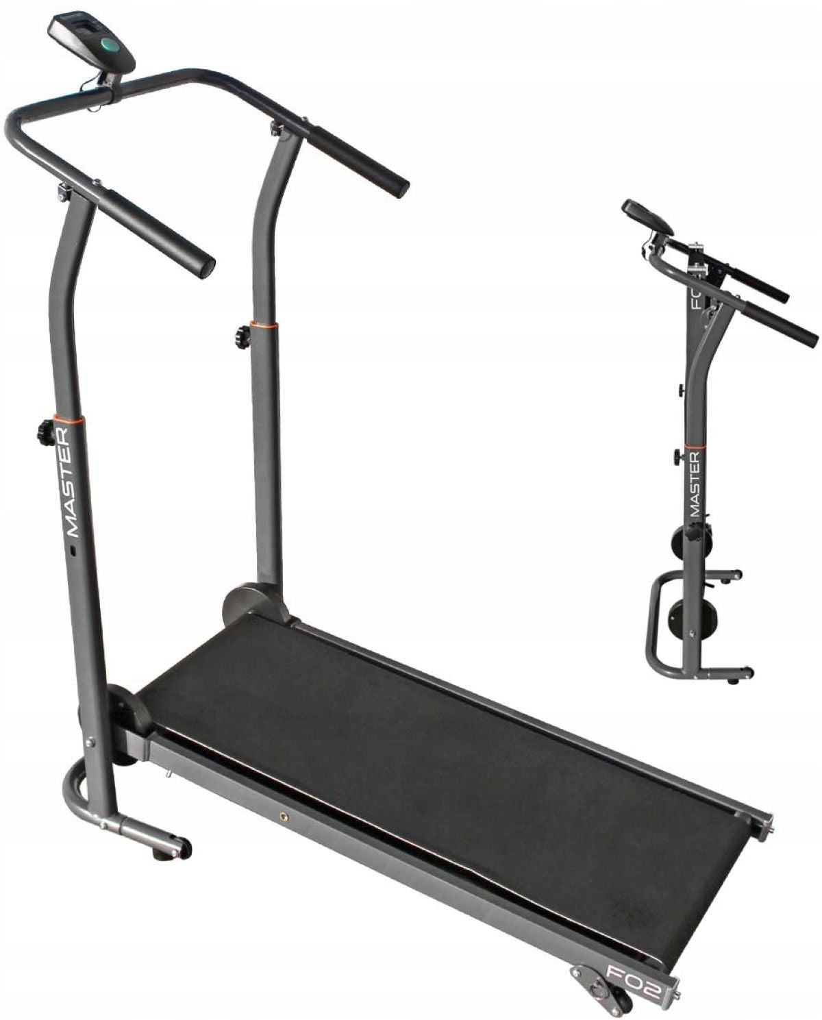 Tredemølle Magnetisk 93x36cm Løpeflate, Sammenleggbar – Master F-02