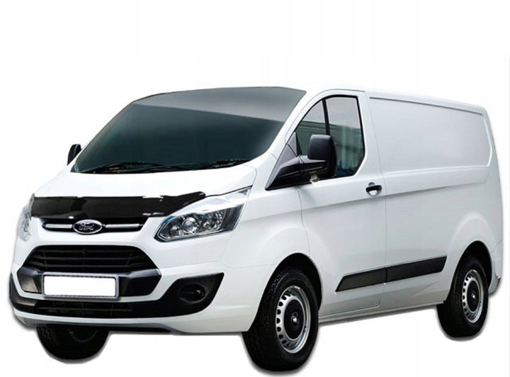 Scoutt panserbeskytter i sort gloss akryl til Ford Transit Custom / Tourneo Custom I 2012-2018, beskytter mot steinsprut og i