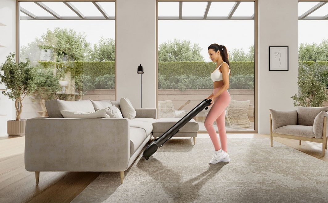 Tredemølle For Gange 123x55x13cm Med Bluetooth Og LED Zipro Yougo