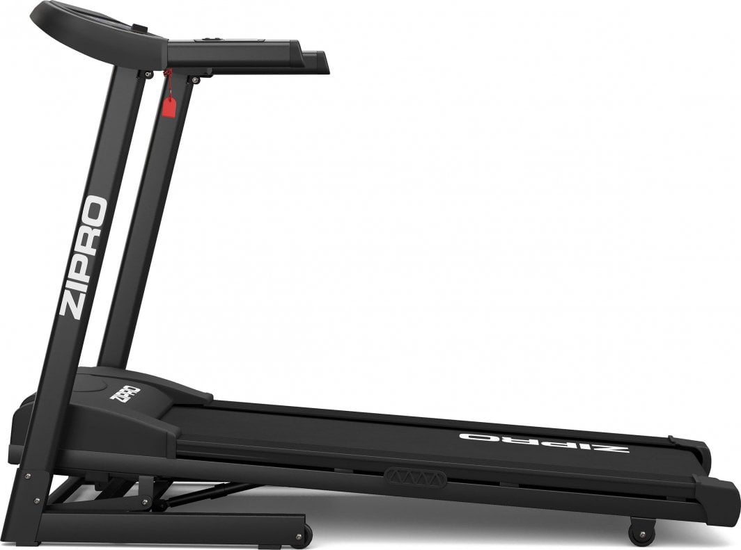 Tredemølle elektrisk 12km/t, 15 nivåer stigning, 120x42cm løpebånd – Zipro Pulse