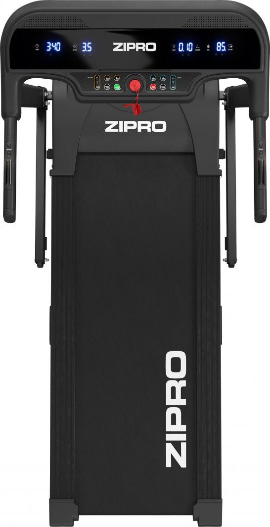 Tredemølle elektrisk 12km/t, 15 nivåer stigning, 120x42cm løpebånd – Zipro Pulse