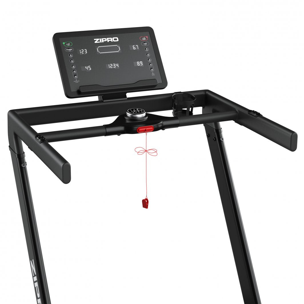 Tredemølle 1–20km/t, 15 Nivåer Stigning, 150kg, 2200x845x255mm Zipro Iluzion