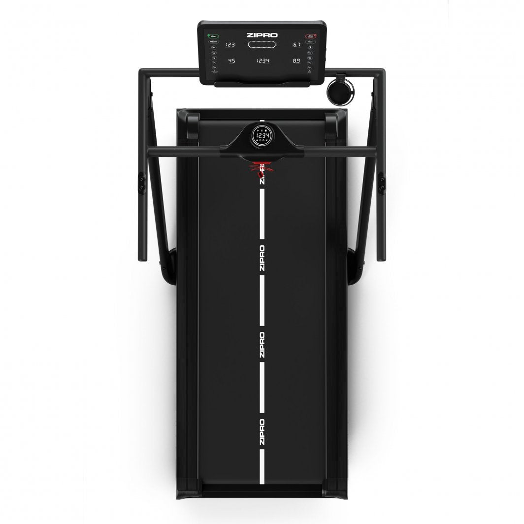 Tredemølle 1–20km/t, 15 Nivåer Stigning, 150kg, 2200x845x255mm Zipro Iluzion