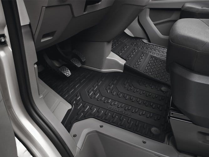 Gulvmatter Vw Crafter II (2016-) – Gummi | VAG OEM - detaljer