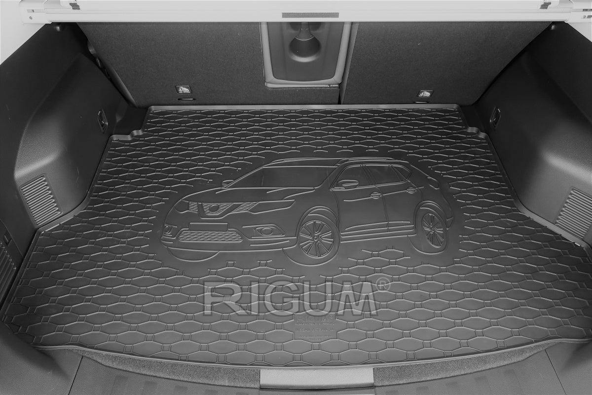 Rigum bagasjeromsmatte til Nissan X-Trail III (T32) – 10 mm sidekant