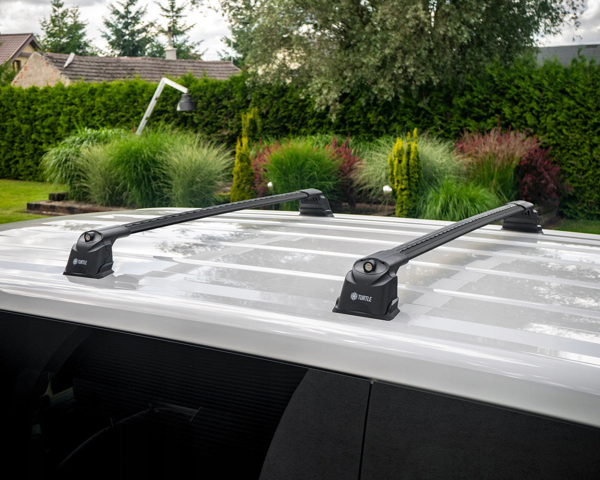 Takstativ Turtle Air3 Roof Rack Black til Vw ID.Buzz med fixpoint montering og 75 kg lastkapasitet