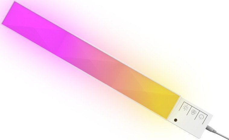 Løpebånd LED panel RGB Veggsett 9 Paneler med gradientlys og synlig touchpanel.