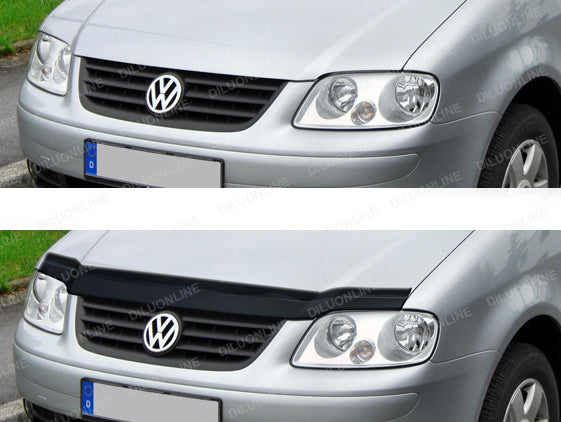 Heko panserbeskytter i akryl til Vw Caddy / Touran I 2003 - 2006 III beskytter mot steinsprut og insekter