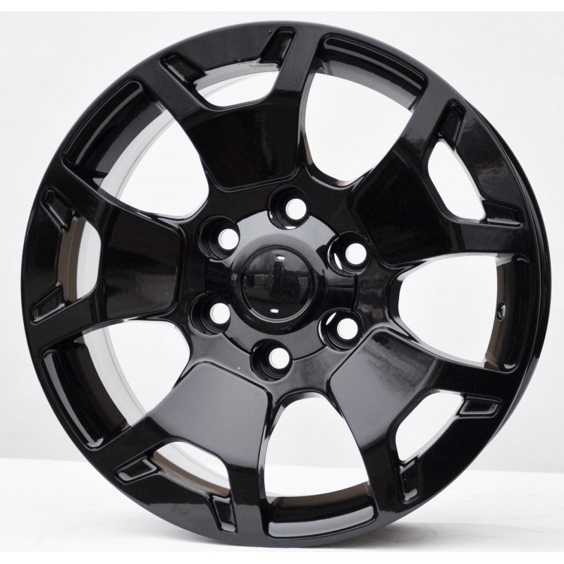 Felger 6x139,7 7,5x17 ET25 106,1 BL svart