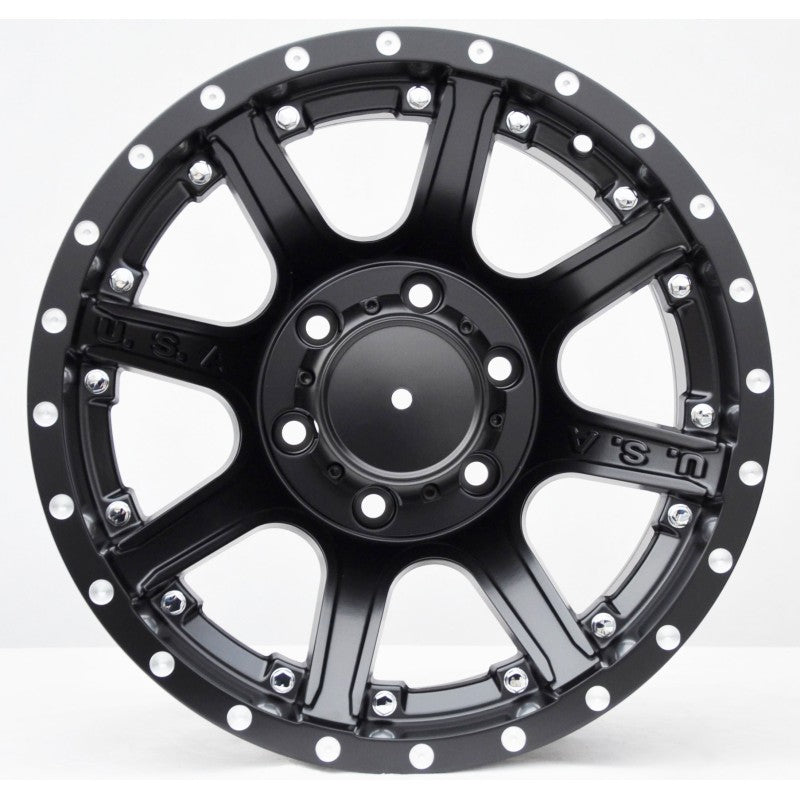 Felger 6x139.7 16x8.5 ET-12 nav 110,1 matt svart