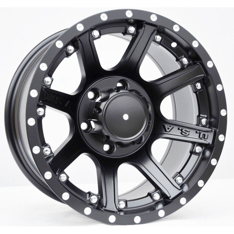 Felger 6x139.7 16x8.5 ET-12 nav 110,1 matt svart