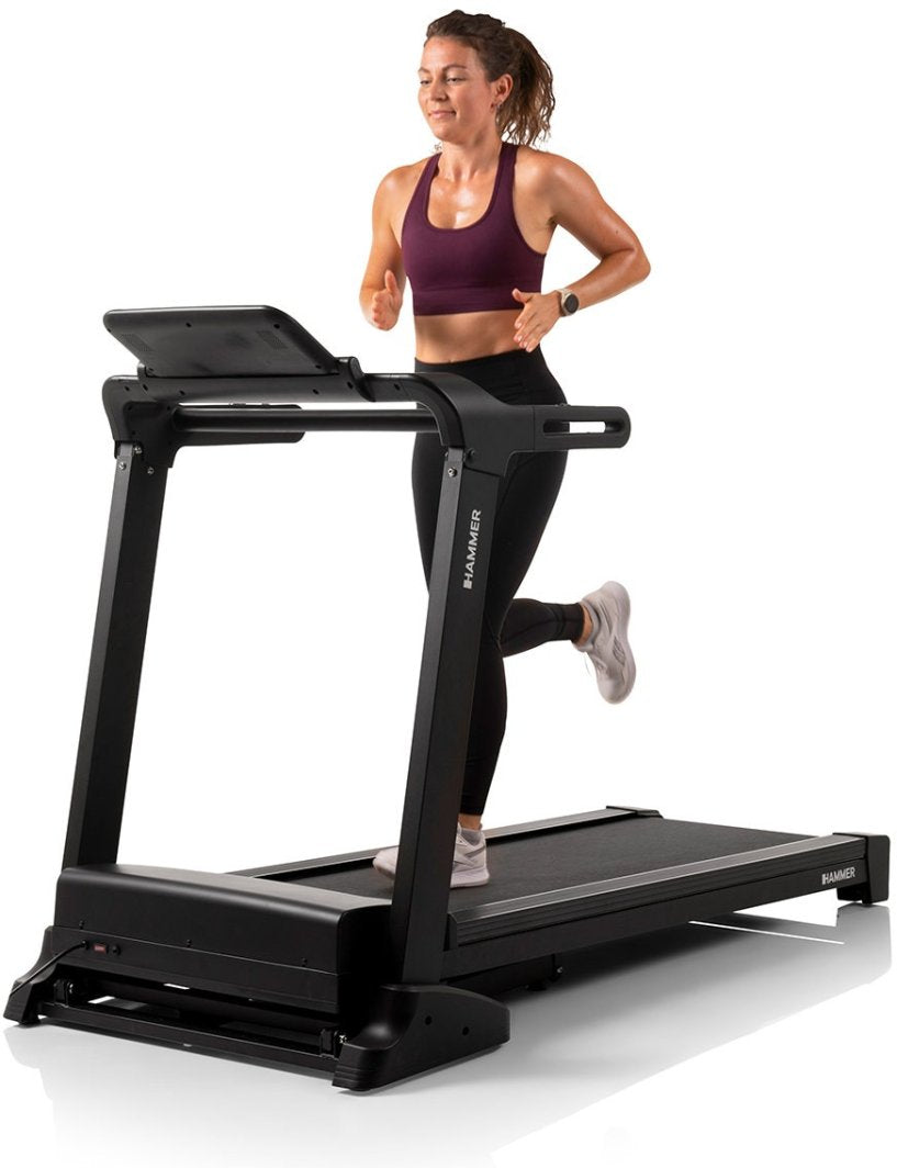 Tredemølle Med Løpeflate 152x50cm, 1–24km/t, 150kg Hammer FlyRun 4.0