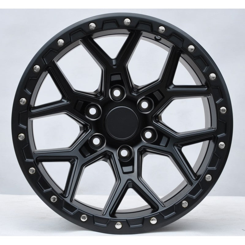 Felger 6x139,7 17x9 ET-12 CB110,1 matt svart