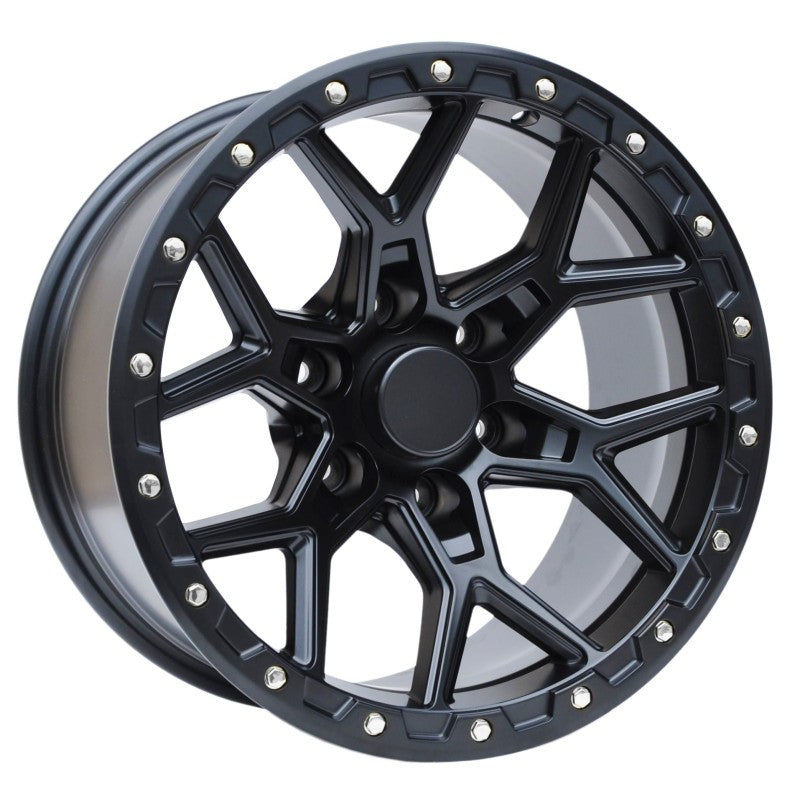 Felger 6x139,7 17x9 ET-12 CB110,1 matt svart