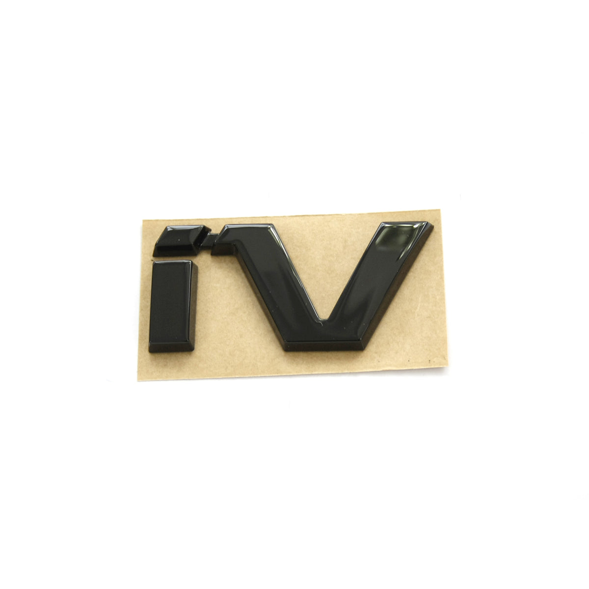 Emblem/logo til Skoda iV Enyaq iV > Black Glossy med svart blank finish og perfekt passform