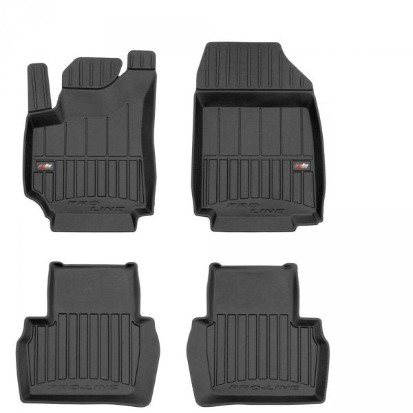 Frogum 3D Premium gulvmatter til Fiat Croma stasjonsvogn 2005-2011 – svart TPE-gummi med høy oppkant