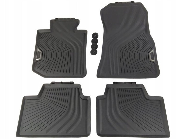 Gulvmatter Bmw 3 (G20 / G21) – TPE Gummi + Stål | BMW OEM - sett forfra